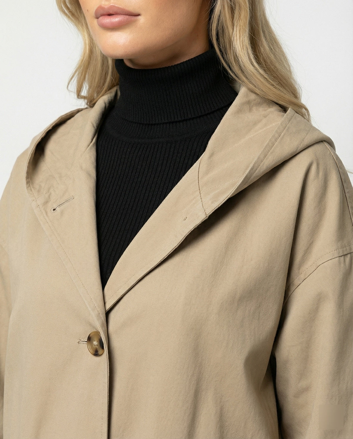 Juliette | Women's Long Waterproof Trench Coat with Hood