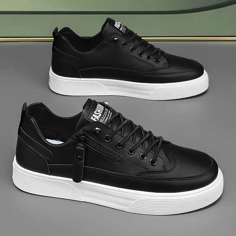 Stratford Leather Sneakers - Threadford