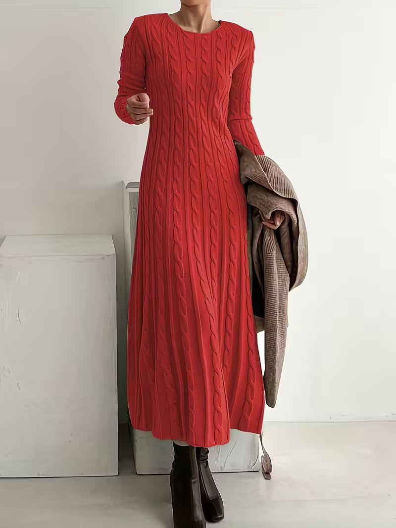 Amelia | Stylish Slim-Fit Knit Dress