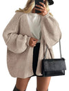 Elena | Oversized Knit Cardigan with Open Front