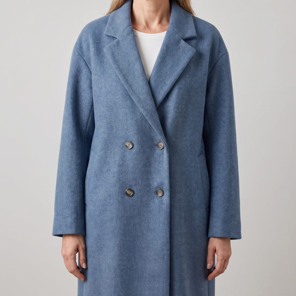 Sienna | Elegant Long Double-Breasted Coat