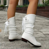 Oriana | Fashionable Lace-Up Ankle Boots with Buckle Detail