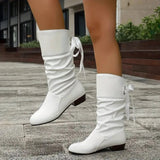 Oriana | Fashionable Lace-Up Ankle Boots with Buckle Detail