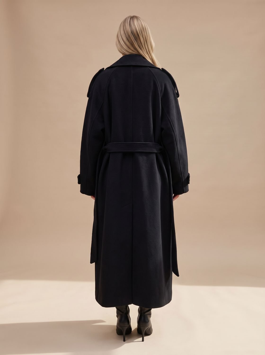 Marie | Double-Breasted Long Trench Coat for Women