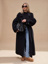 Marie | Double-Breasted Long Trench Coat for Women