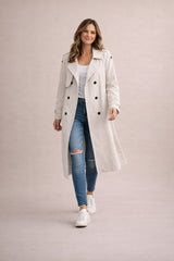 Sophia | Women's Double-Breasted Belted Trench Coat