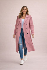 Sophia | Women's Double-Breasted Belted Trench Coat