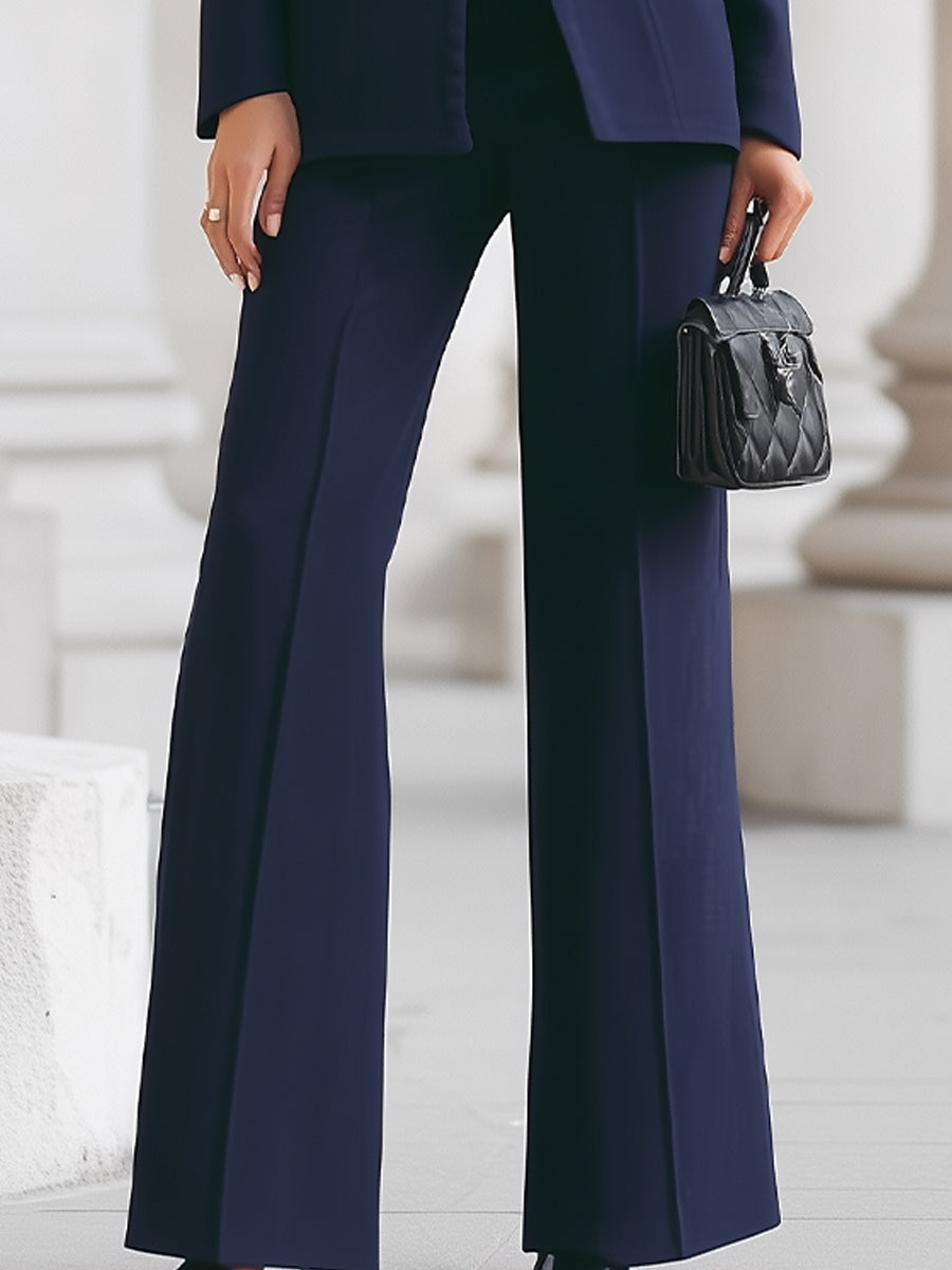 Isabella | Women's Tailored Blazer & Flared Trousers Set