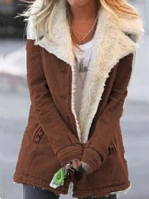 Lucy | Comfortable Faux-Shearling Lined Jacket