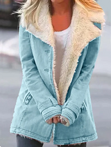 Lucy | Comfortable Faux-Shearling Lined Jacket