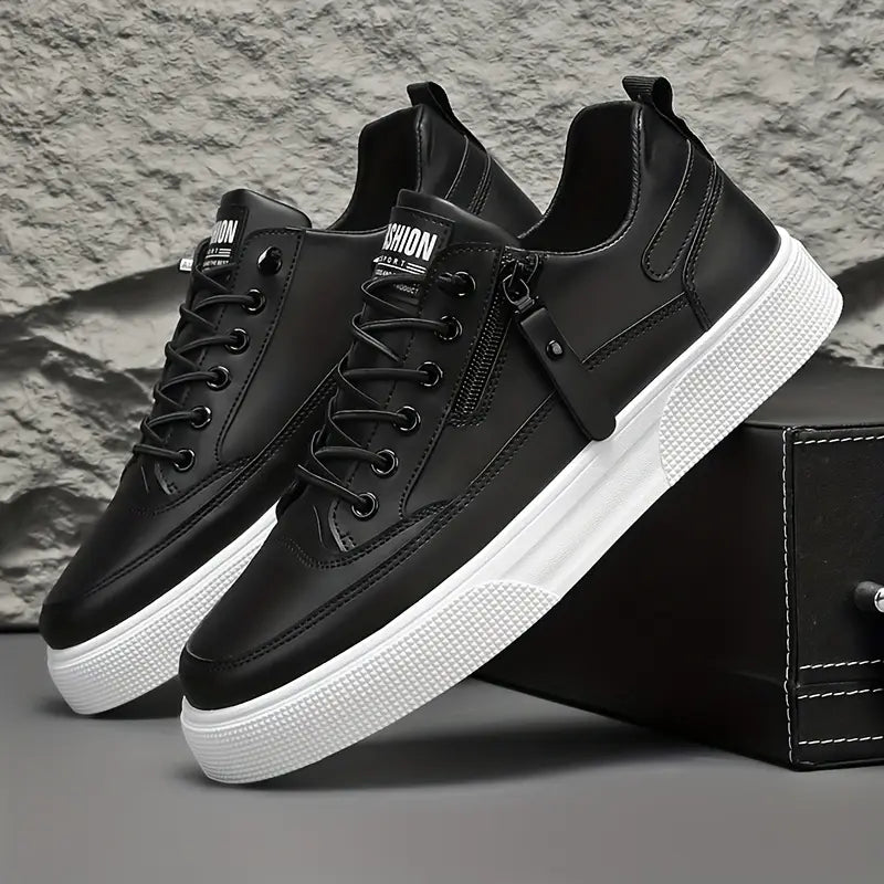 Stratford Leather Sneakers - Threadford
