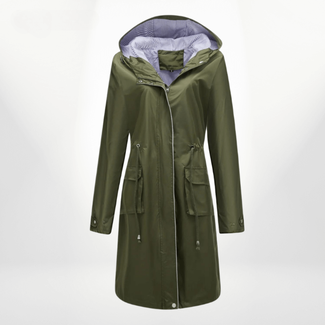Alyssa | Women's Waterproof Over-Knee Trench Coat