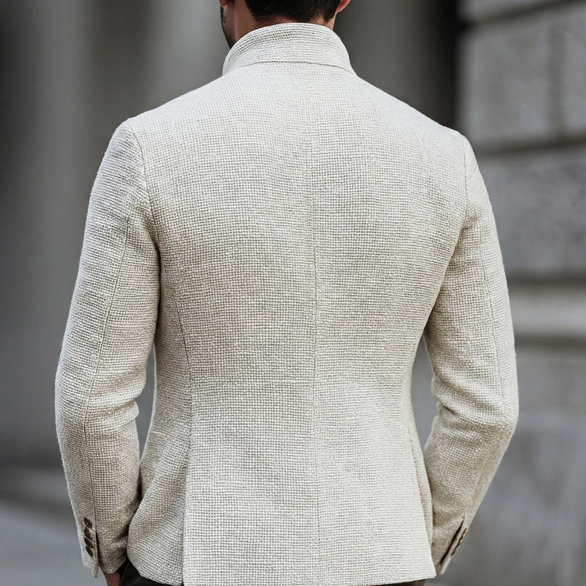 Leon | Men’s Textured Knit Cardigan with Button Closure