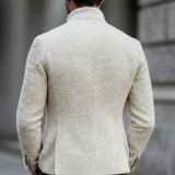 Leon | Men’s Textured Knit Cardigan with Button Closure