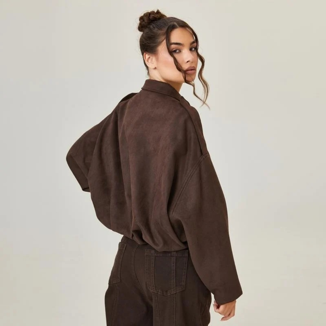 Diana | Casual Oversized Bomber Jacket for Women
