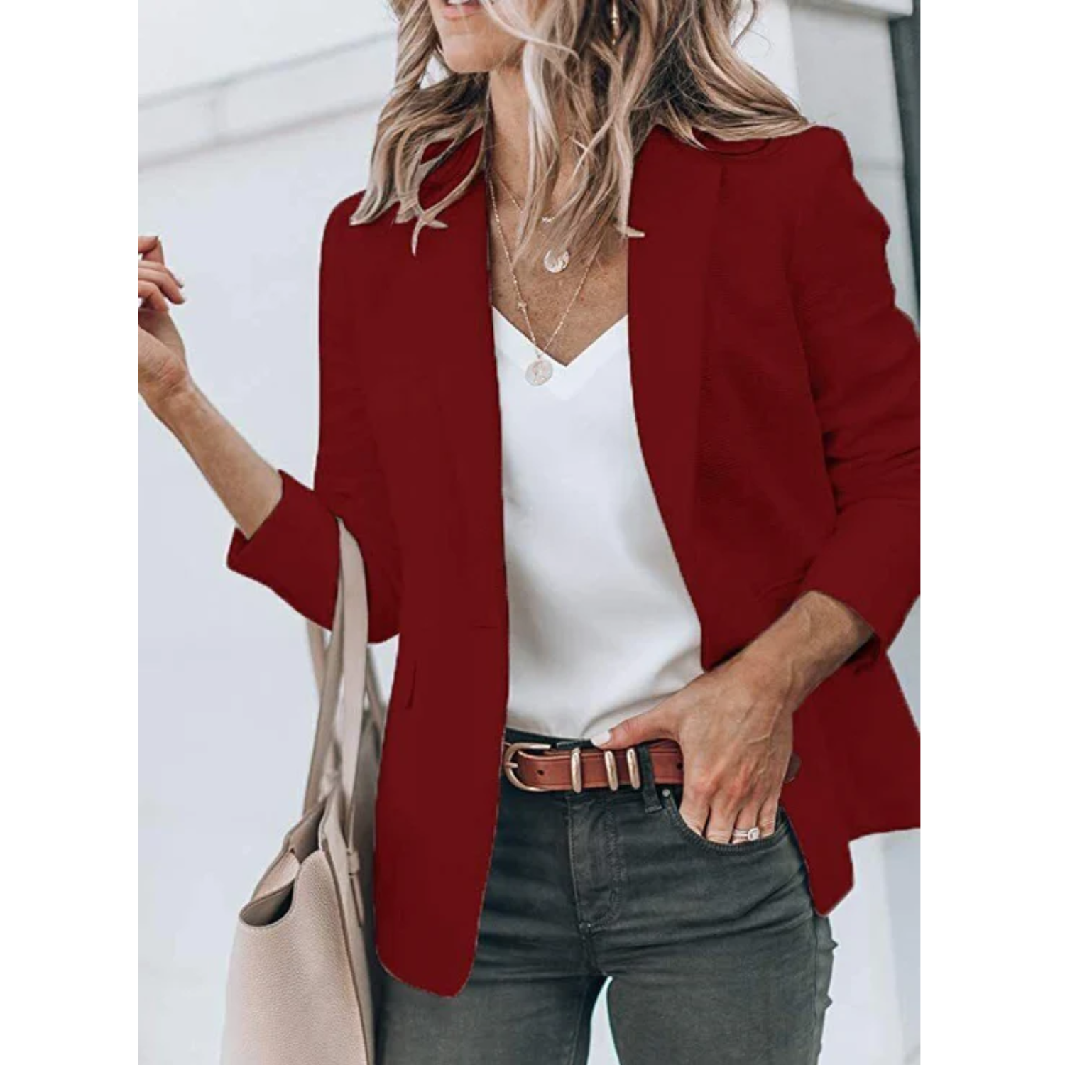 Alessia | Women's Tailored Long-Sleeve Blazer