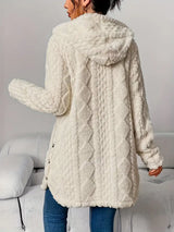 Nora | Cozy Cable-Knit Cardigan with Hood