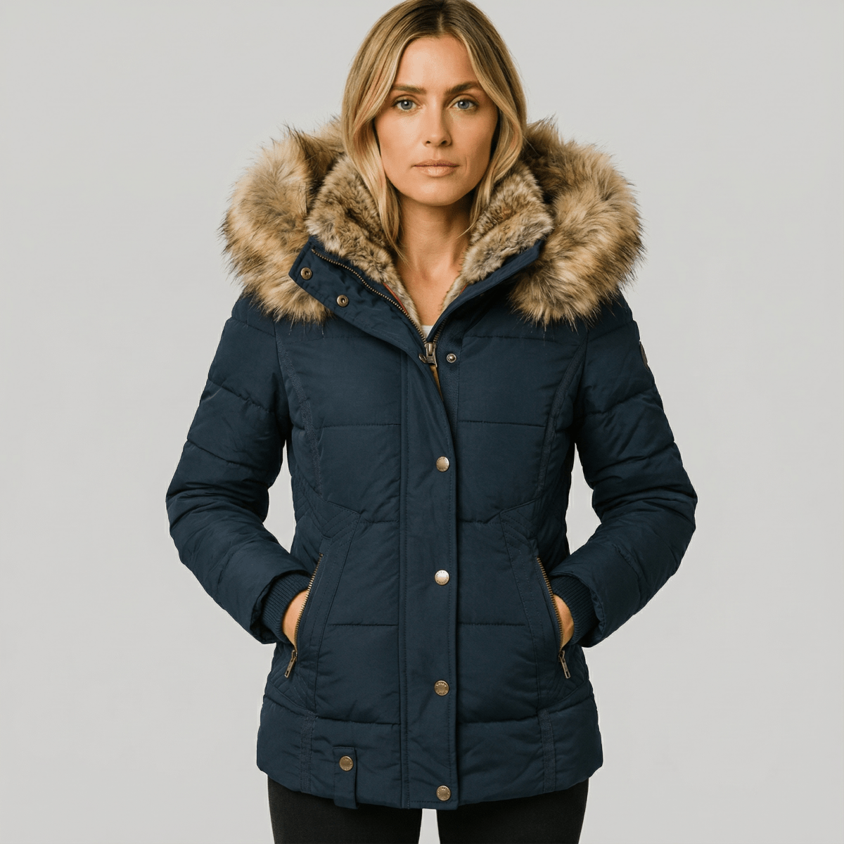Nadine | Comfortable Warm Winter Fur Jacket