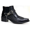 Wyatt | Western Ankle Boots with Buckle Detail for Men