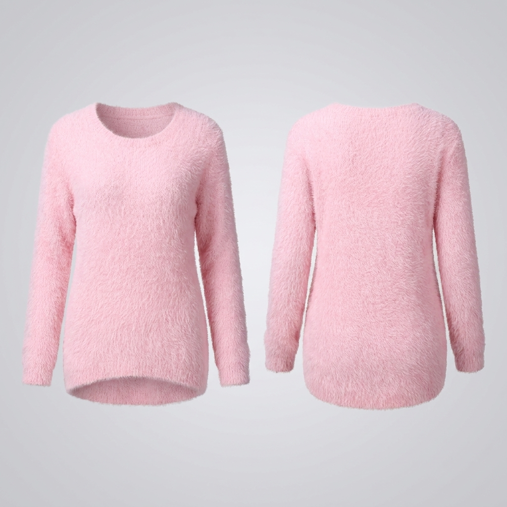 Elena | Chic Fuzzy Knit Sweater for Women