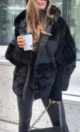 Verity | Modern Hooded Puffer Bomber Jacket