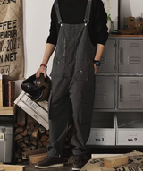 Sloppy Canvas Overalls