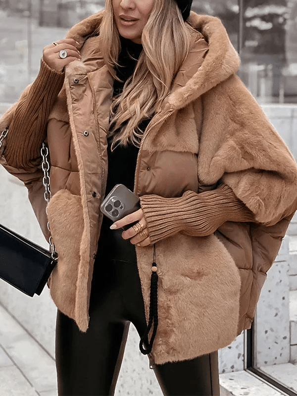 Aurora | Quilted Puffer Jacket with Plush Collar