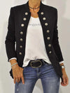 Vivian | Women's Military Blazer with Stand-Up Collar