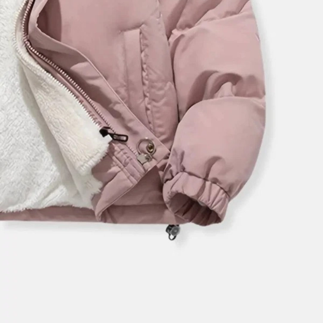 Lina | Women's Quilted Winter Jacket with High Collar