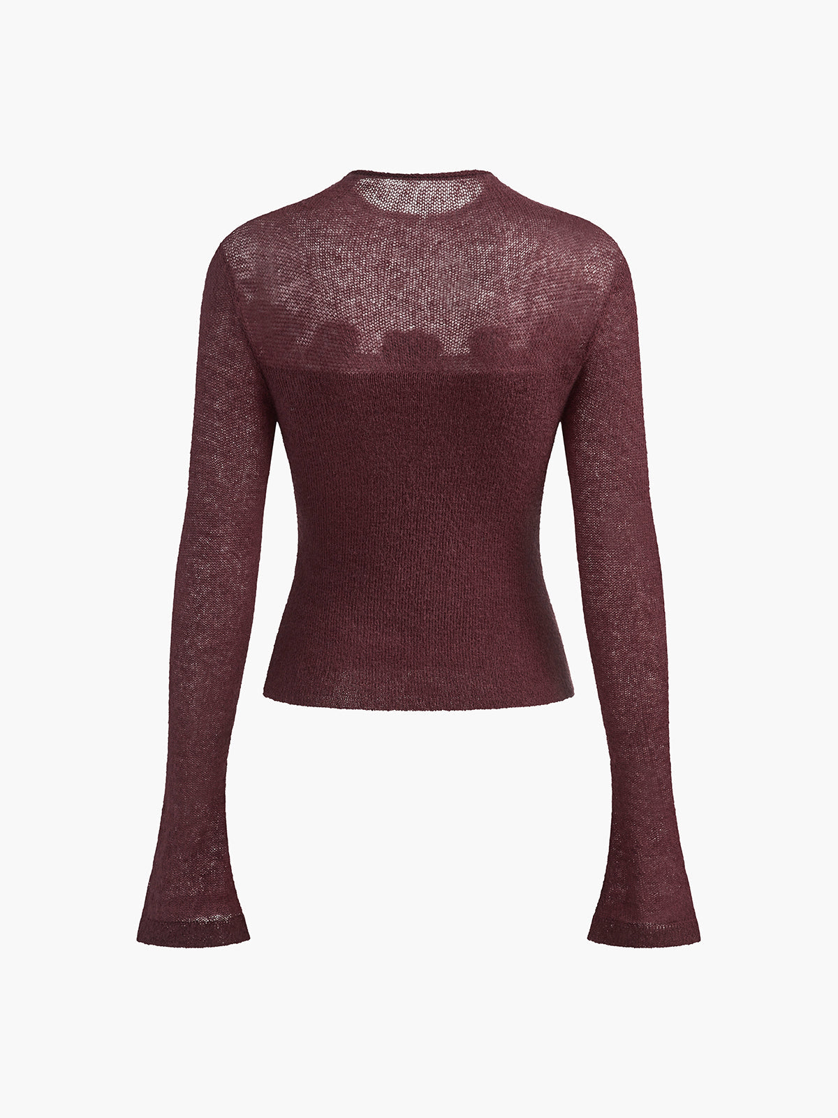 3D Flower Panel Soft Knit Top - Maison Sydney