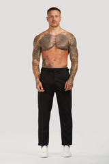 THE ALESSIO TROUSERS - BLACK - Maison Sydney