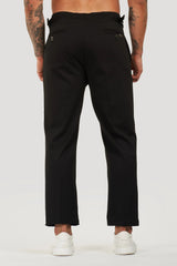 THE ALESSIO TROUSERS - BLACK - Maison Sydney