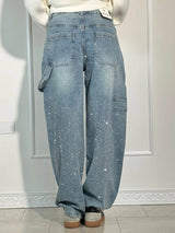 Balloon Carpenter Shine Denim Jeans - Maison Sydney