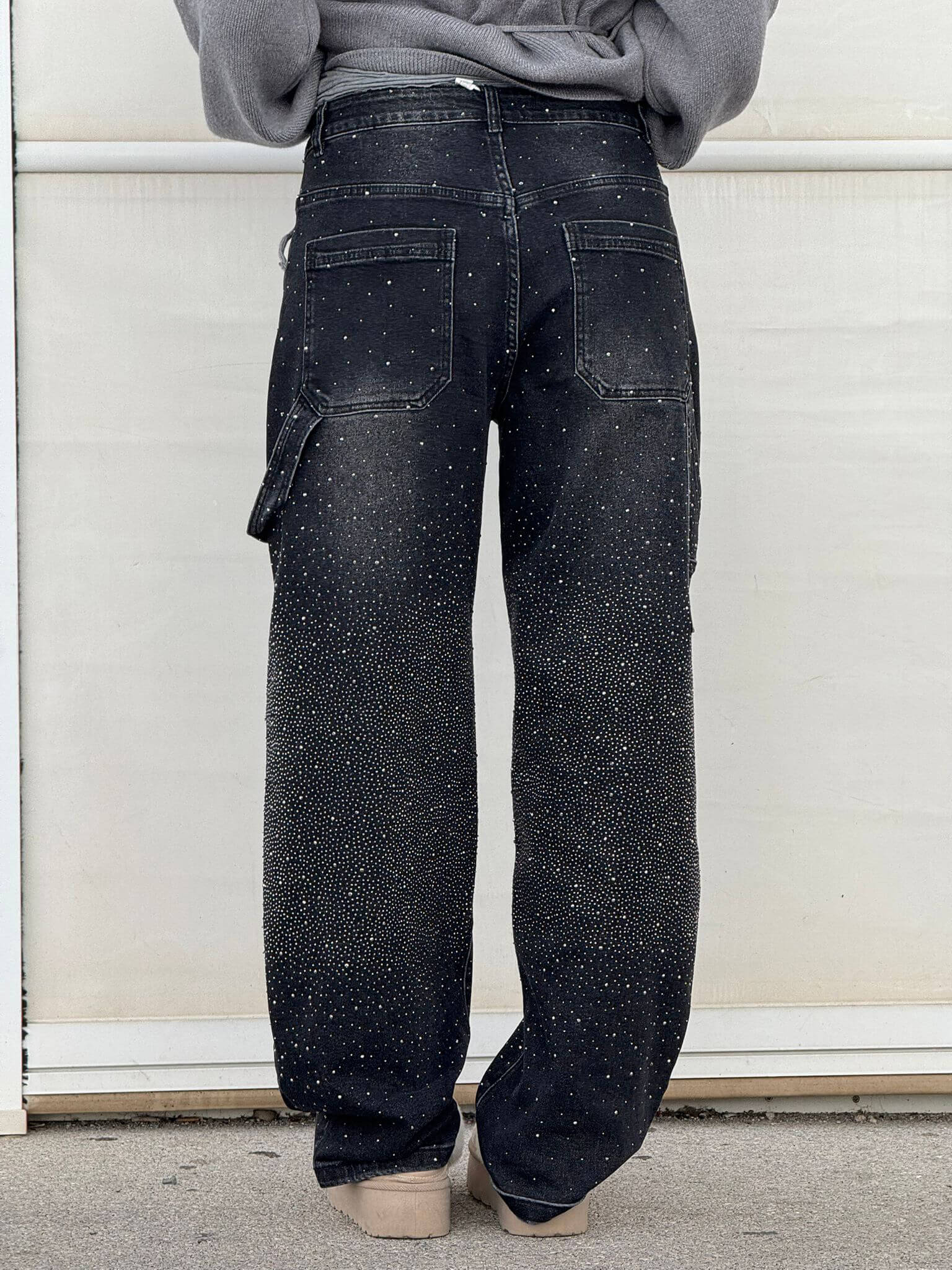 Balloon Carpenter Shine Denim Jeans - Maison Sydney