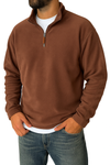 Cooma V2 |Retro Half-zip Stand Collar Sweatshirt - Threadford