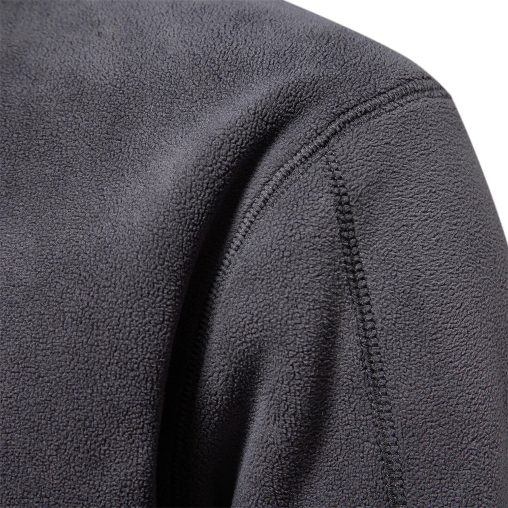 Cooma V2 |Retro Half-zip Stand Collar Sweatshirt - Threadford