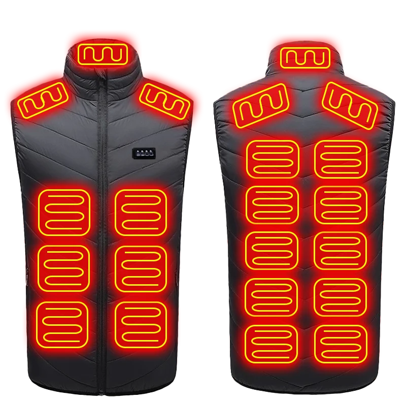 DuraHeat | 21-Zone Outdoor Heated Vest – Tough Graphene Tech - Threadford