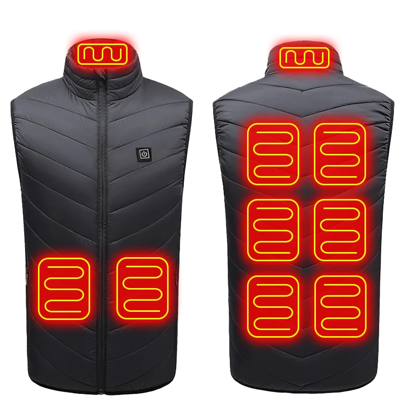 DuraHeat | 21-Zone Outdoor Heated Vest – Tough Graphene Tech - Threadford