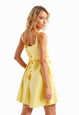 Elodie Rose Mini Dress - Maison Sydney