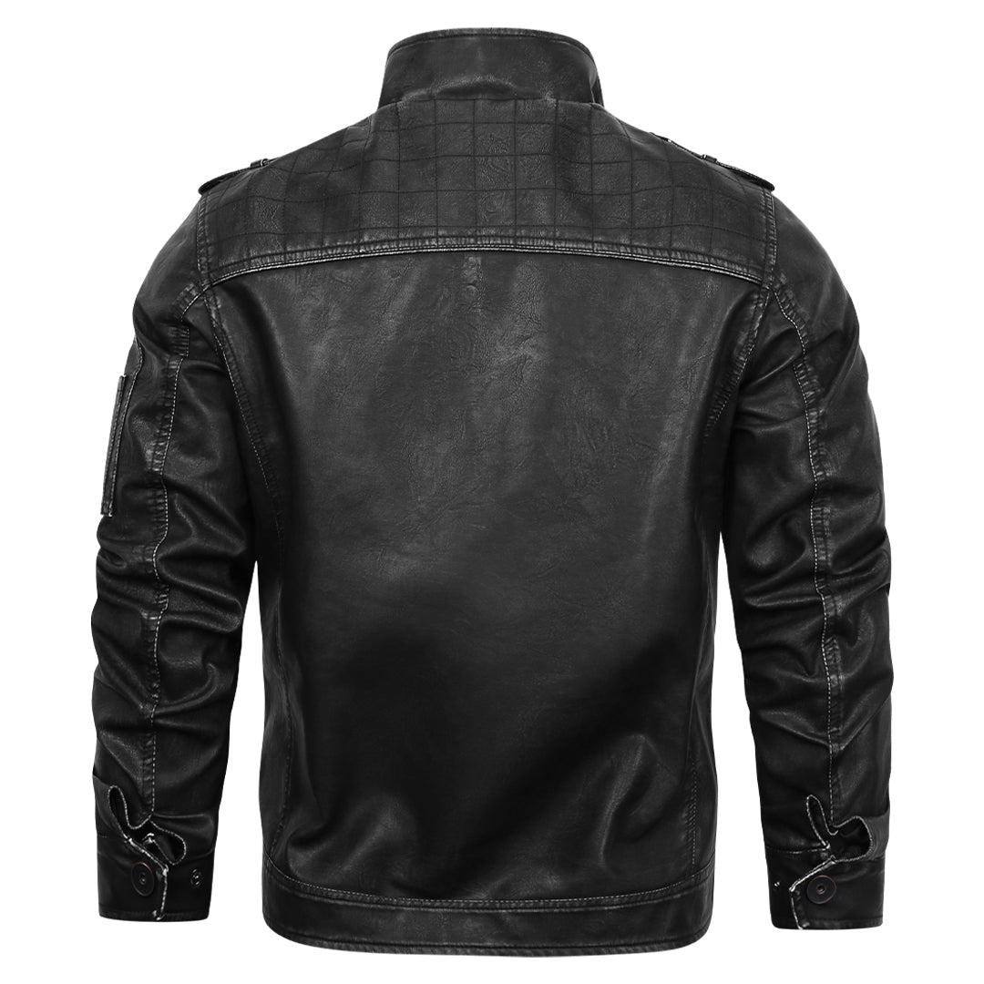 Engine Leather Jacket - Threadford