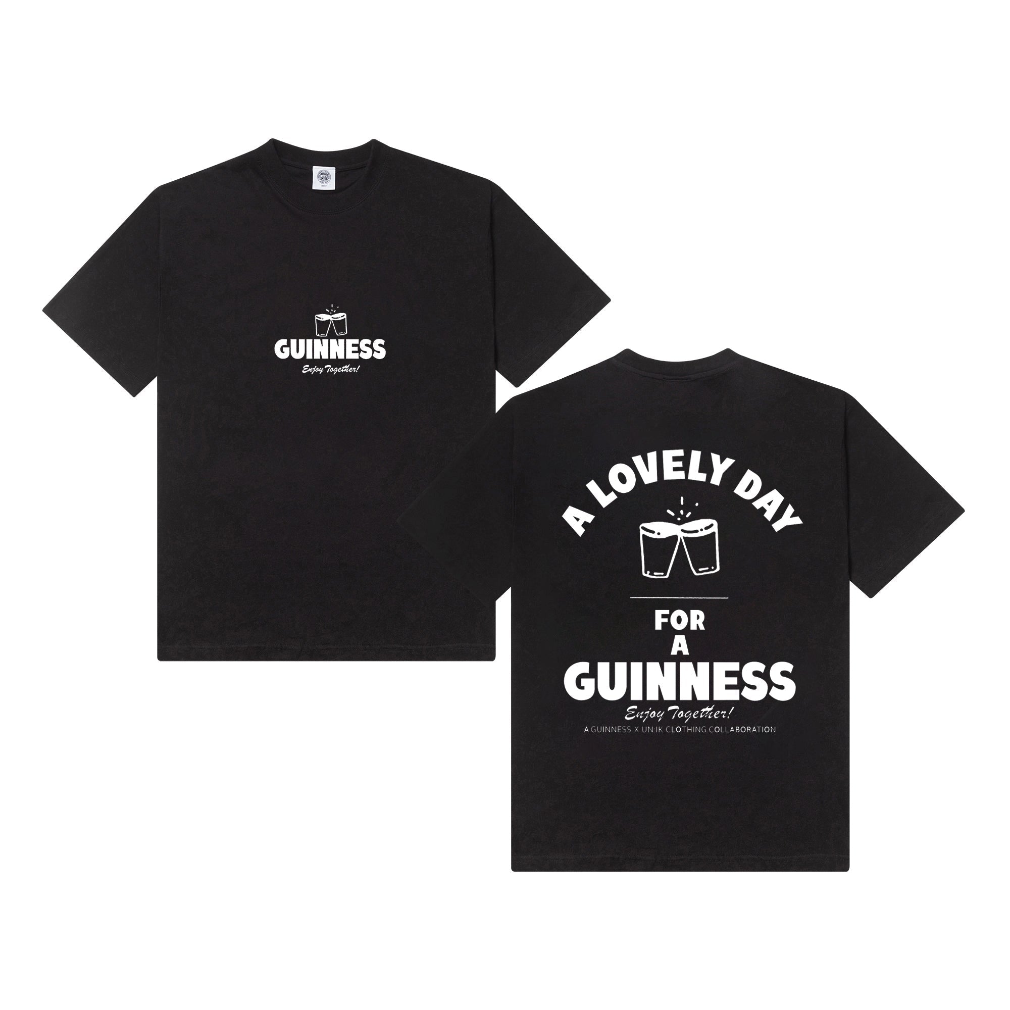 Guinness x MS 'Enjoy Together' Tee - Black - Maison Sydney