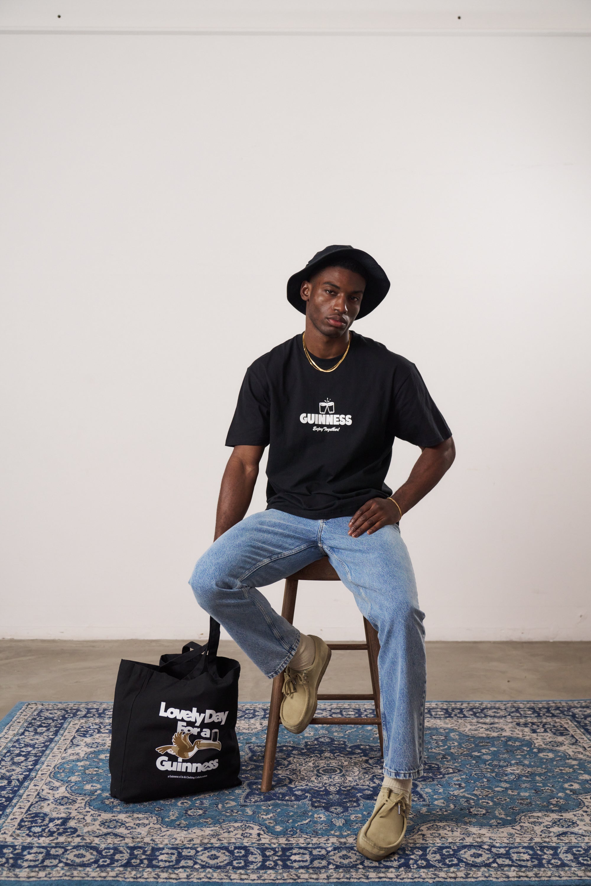 Guinness x MS 'Enjoy Together' Tee - Black - Maison Sydney