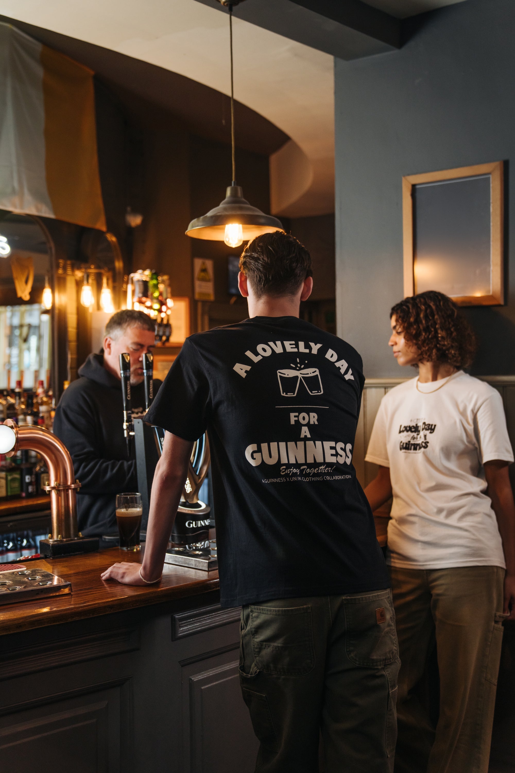 Guinness x MS 'Enjoy Together' Tee - Black - Maison Sydney