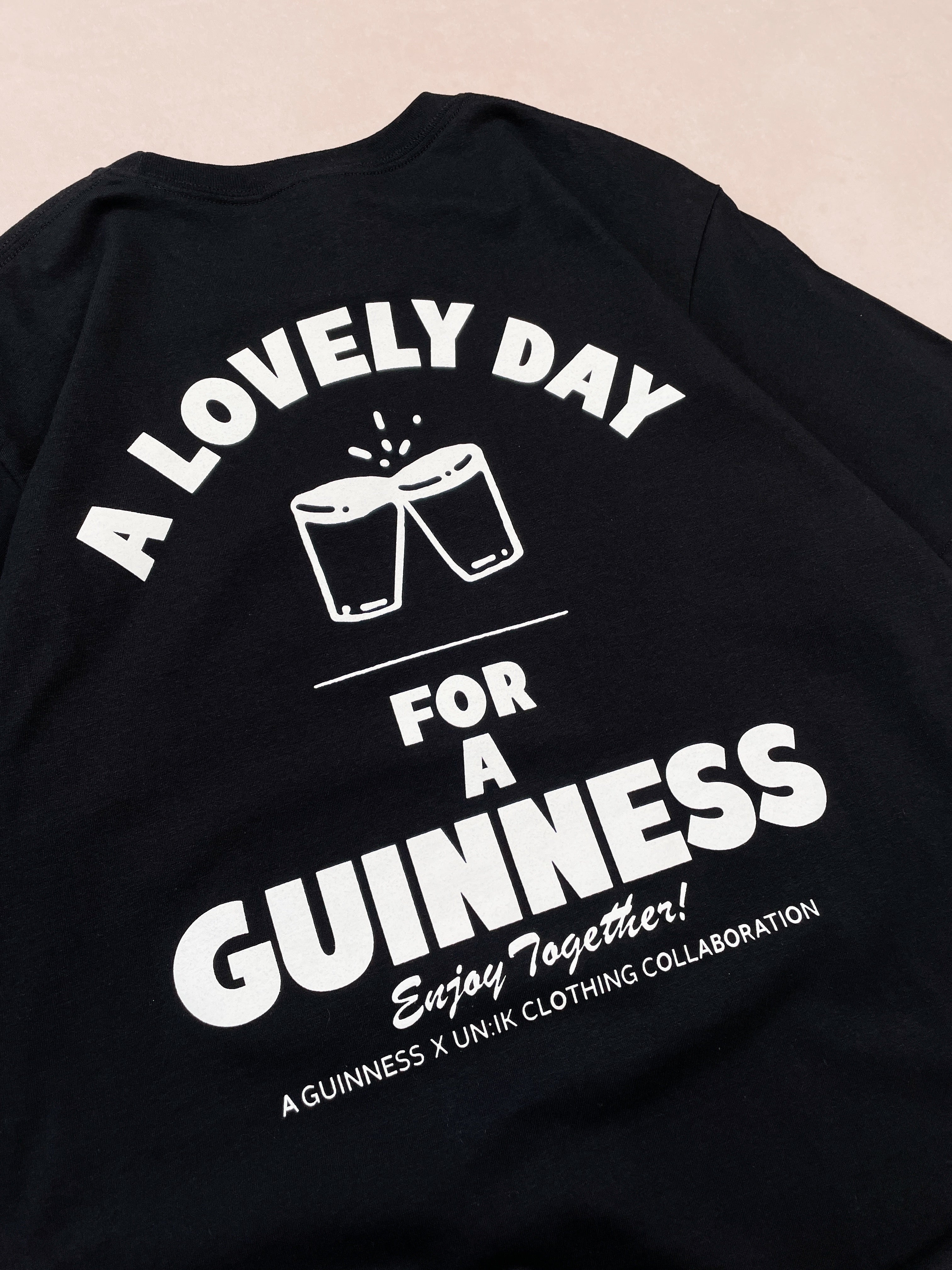 Guinness x MS 'Enjoy Together' Tee - Black - Maison Sydney