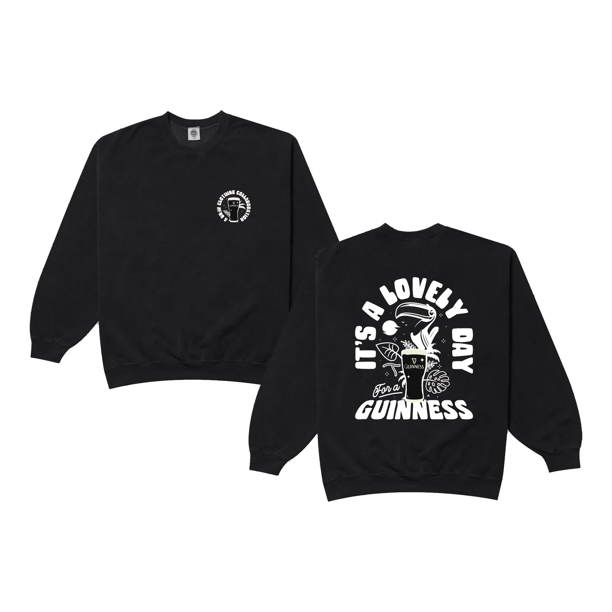 Guinness x MS 'Jungle' Sweater - Black - Maison Sydney