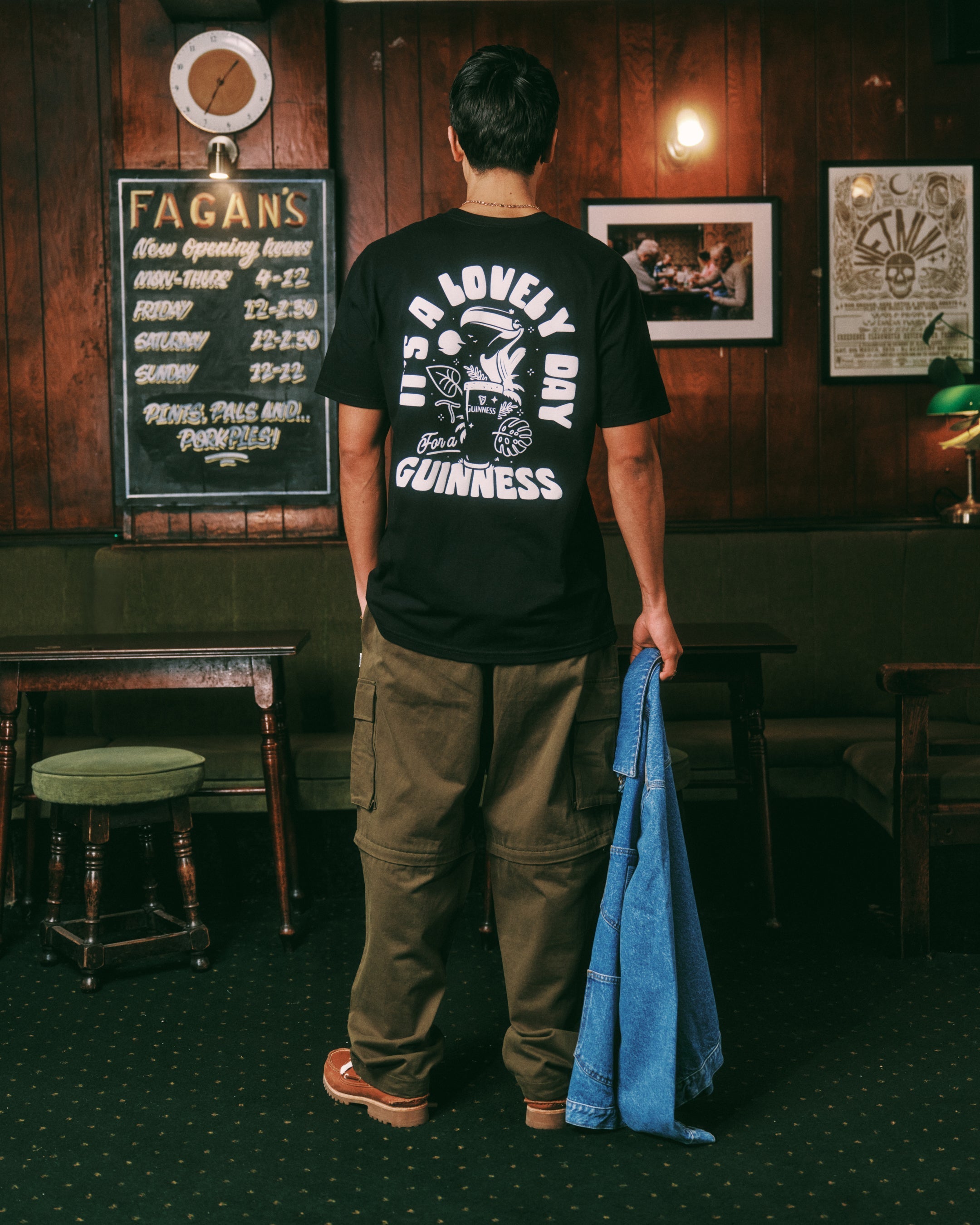 Guinness x MS 'Jungle' Tee - Black - Maison Sydney