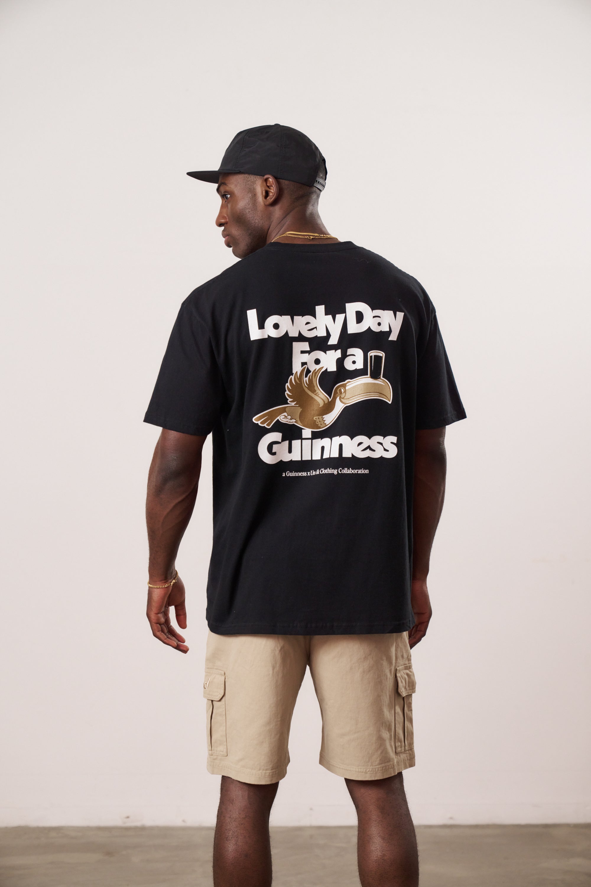 Guinness x MS 'Lovely Day' Tee - Black - Maison Sydney