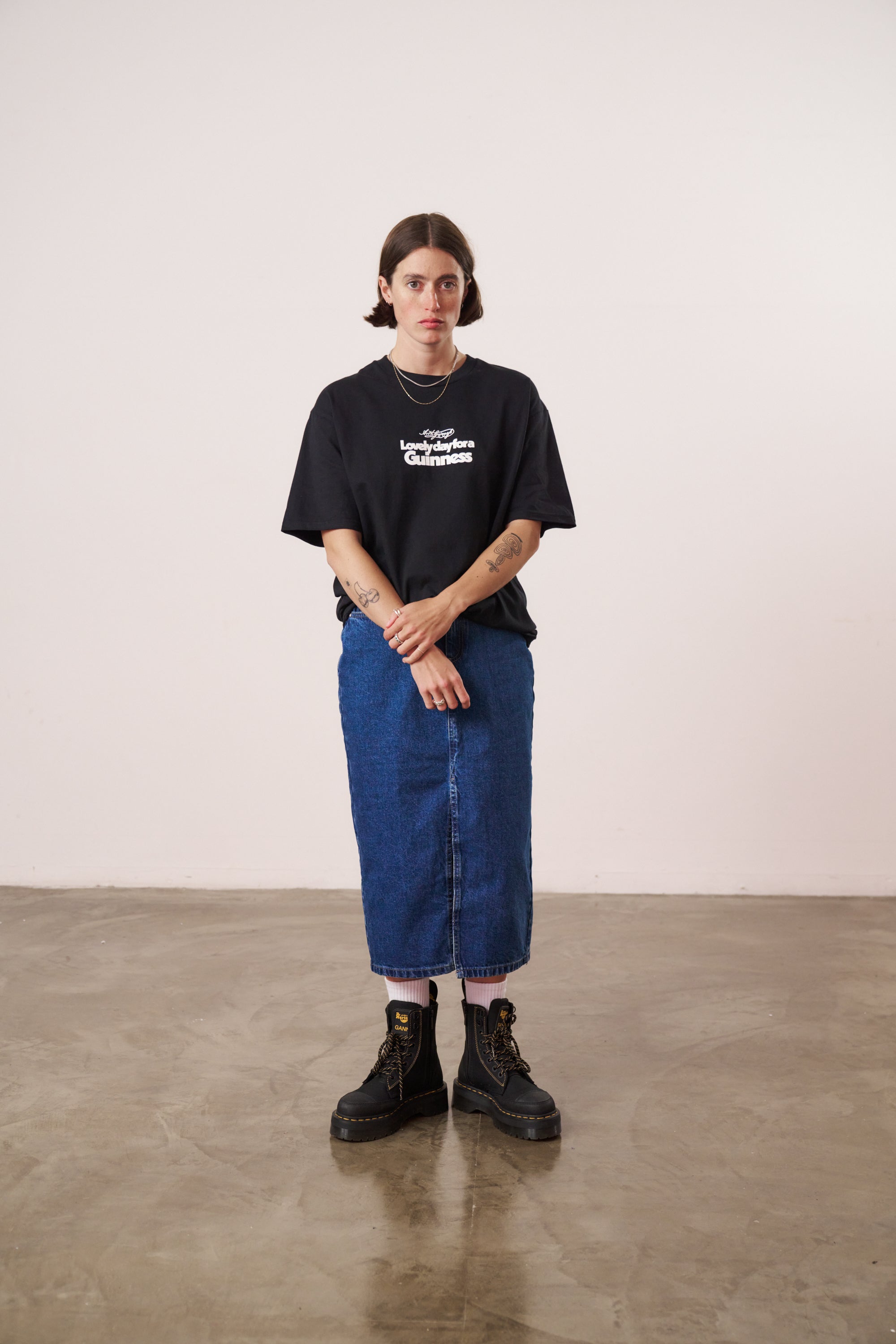 Guinness x MS 'Lovely Day' Tee - Black - Maison Sydney