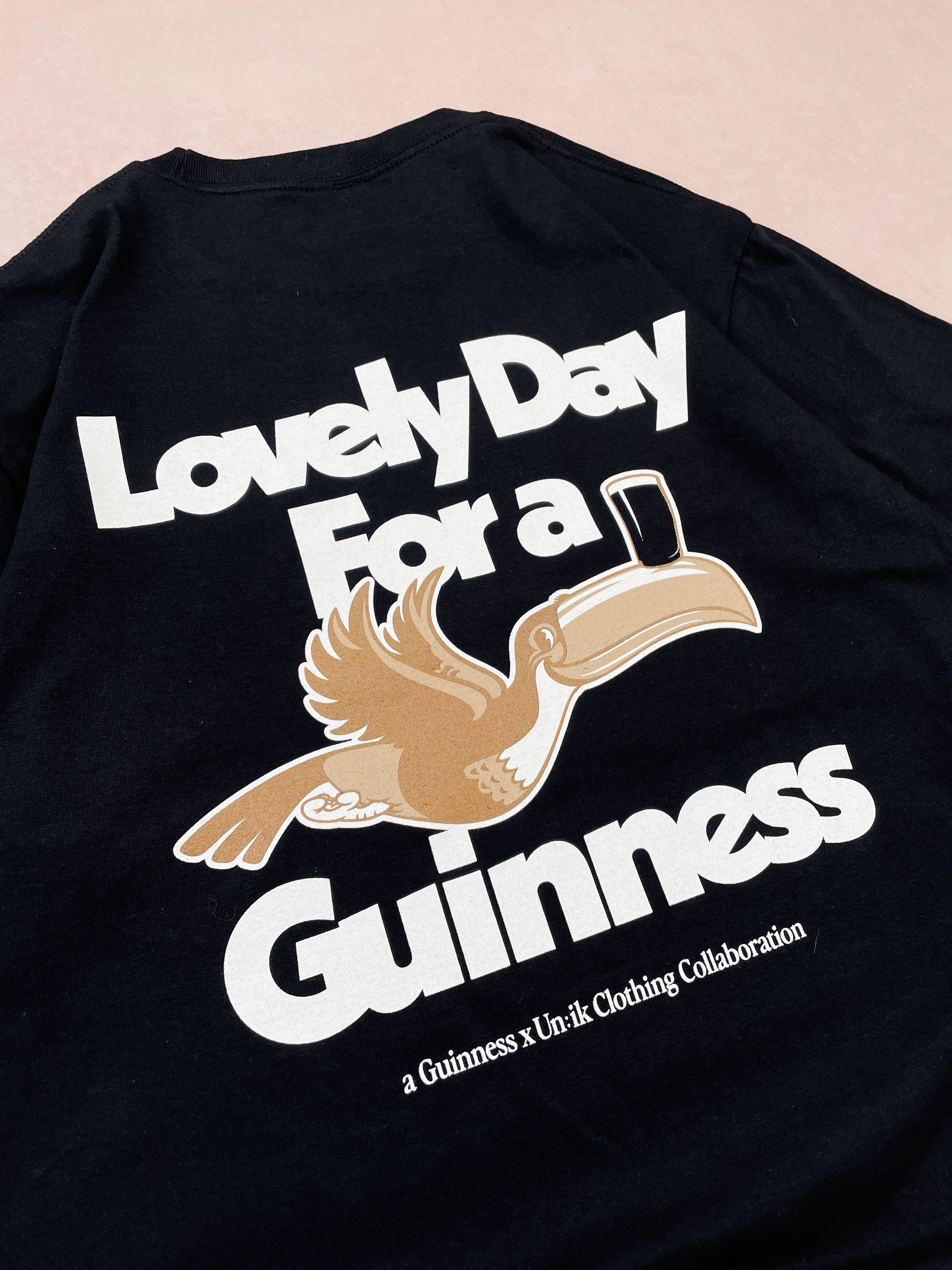 Guinness x MS 'Lovely Day' Tee - Black - Maison Sydney