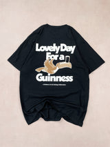 Guinness x MS 'Lovely Day' Tee - Black - Maison Sydney